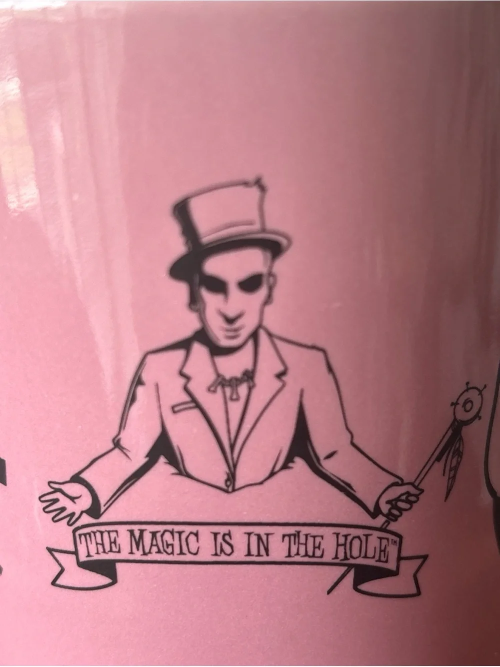 Voodoo Doughnut Pink Donut Hole Ceramic Coffee Mug